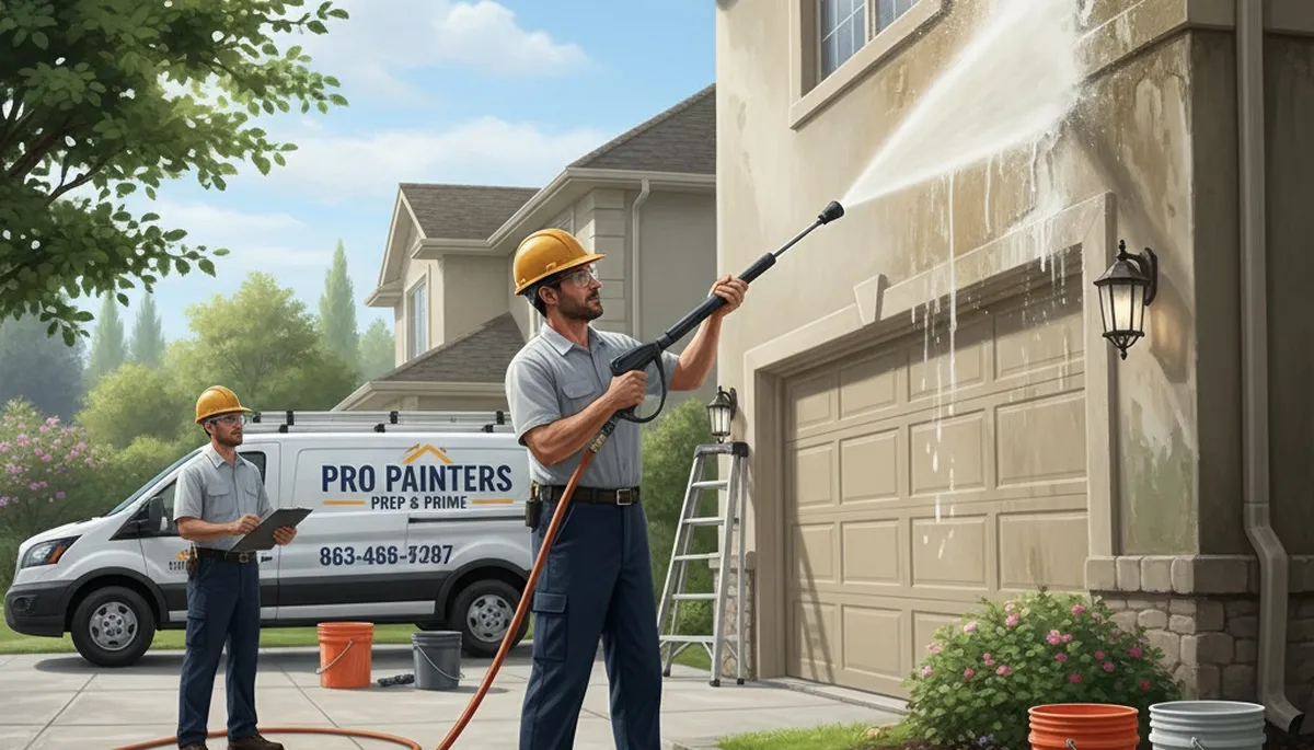 Pressure cleaning service in Lafayette, LA for siding, driveways, and fences by Lafayette Paint Pros