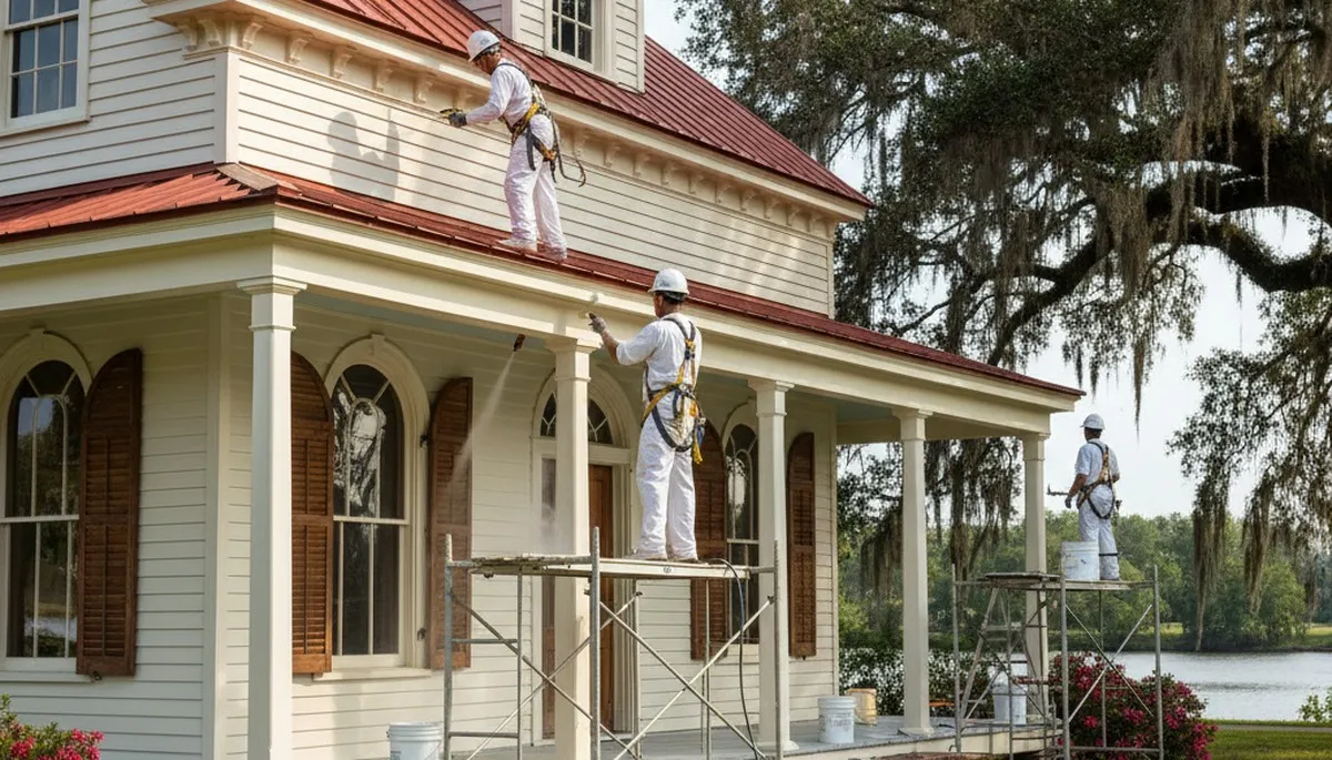 Painting contractor in Lafayette, LA providing professional residential and commercial painting services