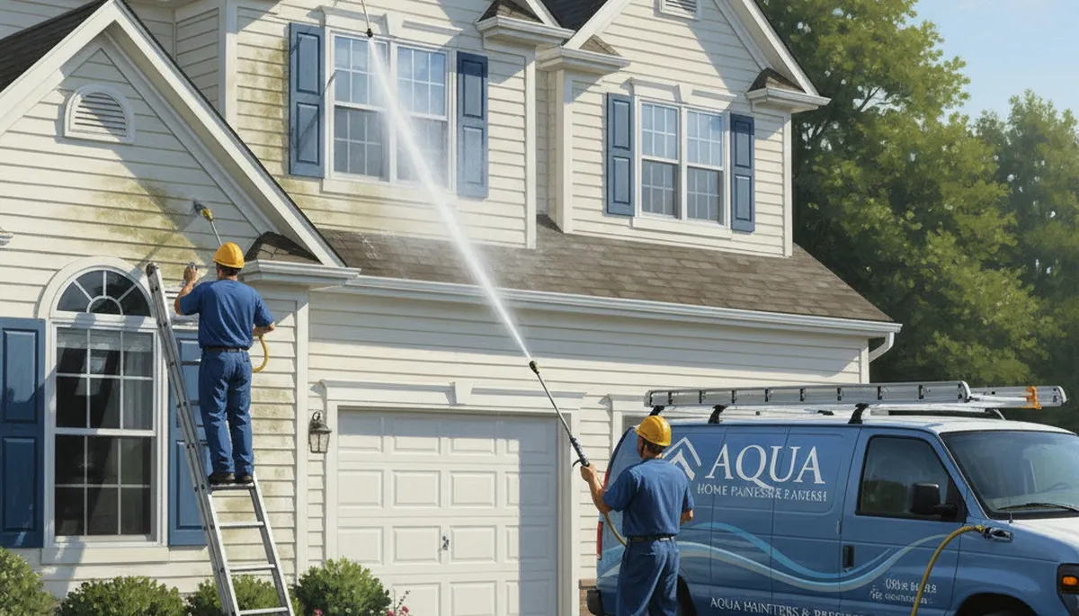 Vinyl siding pressure cleaning in Lafayette, LA removes mold and grime for a clean, bright exterior